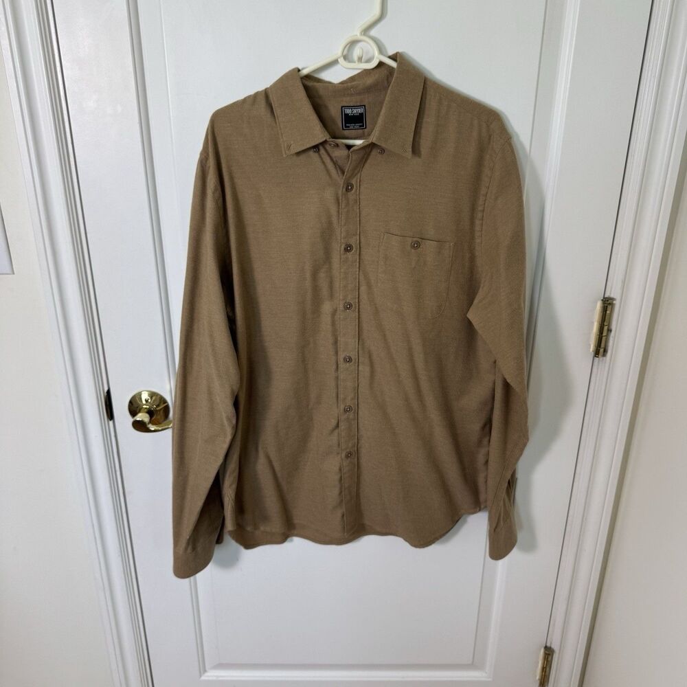 Todd Snyder Cashmere Cotton Button Down L